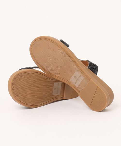 LUGG NAGG(ラグナグ)の「【Design Note】【3E】ラインストーンナローサンダル(サンダル・レディース・ブラック/アイボリー・M/L/LL/S)」の4枚目の写真