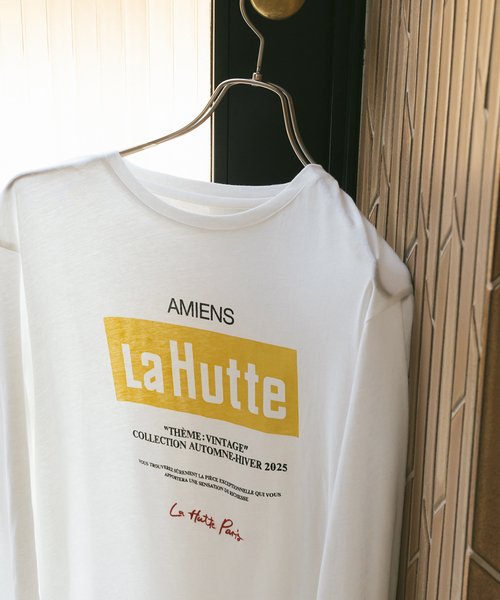 Spick & Span(スピックアンドスパン)の「La Hutte / ラ ユット シアーロンTee(Tシャツ/カットソー・レディース・ホワイト/キャメル/レッド/イエロー・FREE)」の5枚目の写真