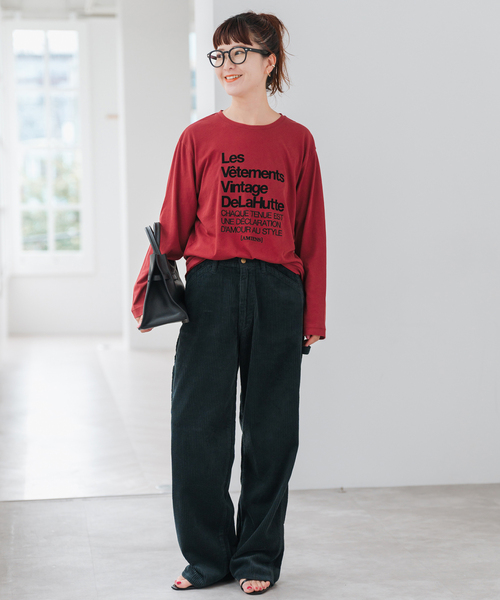 Spick & Span(スピックアンドスパン)の「La Hutte / ラ ユット シアーロンTee(Tシャツ/カットソー・レディース・ホワイト/キャメル/レッド/イエロー・FREE)」の8枚目の写真