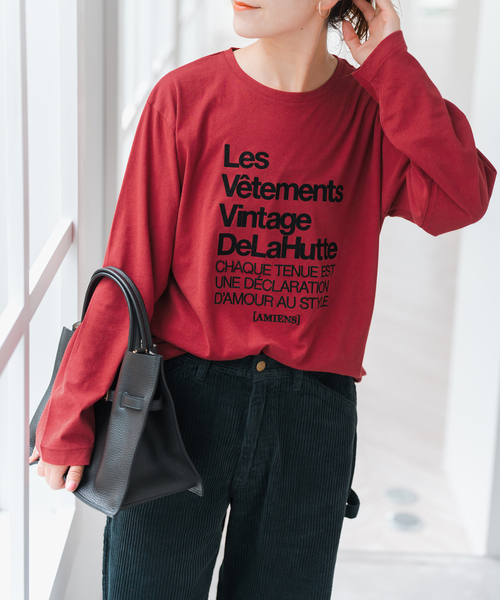 Spick & Span(スピックアンドスパン)の「La Hutte / ラ ユット シアーロンTee(Tシャツ/カットソー・レディース・ホワイト/キャメル/レッド/イエロー・FREE)」の16枚目の写真