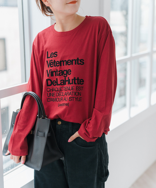 Spick & Span(スピックアンドスパン)の「La Hutte / ラ ユット シアーロンTee(Tシャツ/カットソー・レディース・ホワイト/キャメル/レッド/イエロー・FREE)」の17枚目の写真