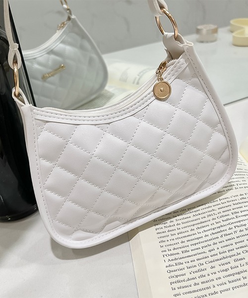 blackdia ocean(ブラックダイヤオーシャン)の「blackdia ocean PU キルティングバッグ(ハンドバッグ・レディース・ホワイト系その他/ブラック/ホワイト/ピンク/ブラック系その他/ベージュ・FREE)」の18枚目の写真