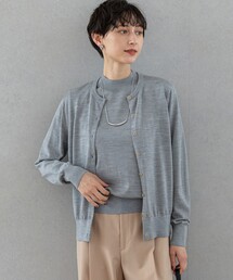 23区（ニジュウサンク）の「【洗える】サステナブルウール ベーシック カーディガン（カーディガン/ボレロ）」