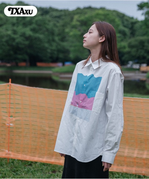 坂内拓 Printed Shirt（シャツ/ブラウス）｜TXA（ティーエックスエー