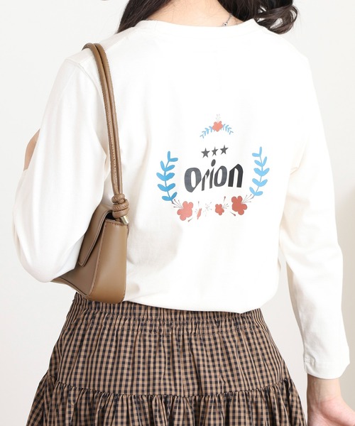 FUNALIVE(ファンアライブ)の「オリオン ビール プリント7分袖Tシャツ(Tシャツ/カットソー・レディース・マスタード/オフホワイト/ブラック/ブルー・L/M)」の10枚目の写真