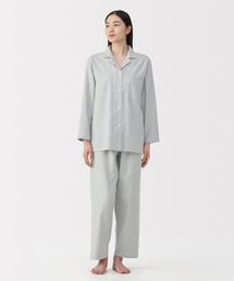 無印良品（ムジルシリョウヒン）の「婦人　脇に縫い目のない　フランネル長袖パジャマ（ルームウェア/パジャマ）」