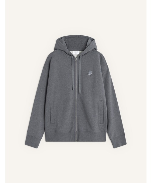 Maison Kitsune(メゾンキツネ)の「FOX HEAD ZIPPED OVERSIZE HOODIE(パーカー・メンズ・ブラック/チャコール/ネイビー/ダークグレー・XL/L/M/S/XS)」の2枚目の写真