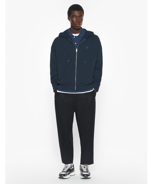 Maison Kitsune（メゾンキツネ）の「FOX HEAD ZIPPED OVERSIZE HOODIE（パーカー・メンズ・ブラック/チャコール・XL/L/M/S/XS）」の17枚目の写真