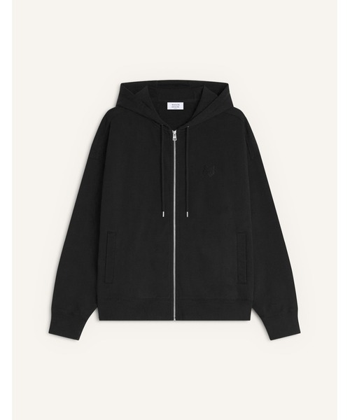 Maison Kitsune(メゾンキツネ)の「FOX HEAD ZIPPED OVERSIZE HOODIE(パーカー・メンズ・ブラック/チャコール/ネイビー/ダークグレー・XL/L/M/S/XS)」の11枚目の写真