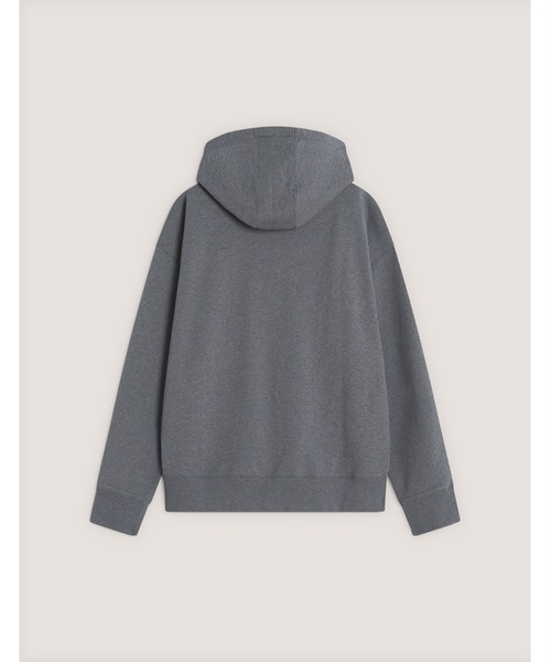 Maison Kitsune(メゾンキツネ)の「FOX HEAD ZIPPED OVERSIZE HOODIE(パーカー・メンズ・ブラック/チャコール/ネイビー/ダークグレー/ベビーピンク・XL/L/M/S/XS)」の12枚目の写真