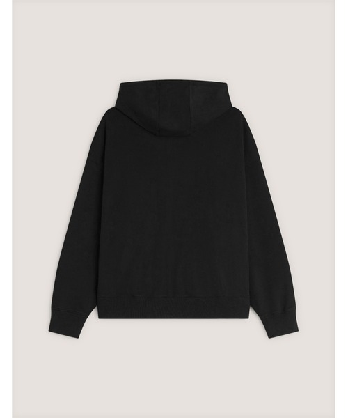 Maison Kitsune(メゾンキツネ)の「FOX HEAD ZIPPED OVERSIZE HOODIE(パーカー・メンズ・ブラック/チャコール/ネイビー/ダークグレー/ベビーピンク・XL/L/M/S/XS)」の7枚目の写真
