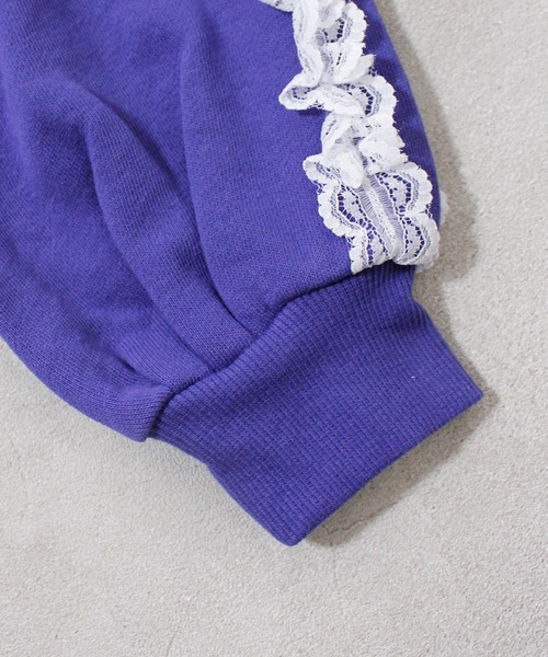 Ocean&Ground（オーシャン&グラウンド）の「レースラインスウェット（スウェット・キッズ・ネイビー/チャコール/イエロー・120/110/100/90/140/130）」の18枚目の写真