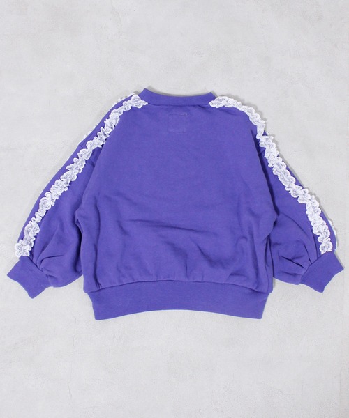 Ocean&Ground（オーシャン&グラウンド）の「レースラインスウェット（スウェット・キッズ・ネイビー/チャコール/イエロー・120/110/100/90/140/130）」の21枚目の写真