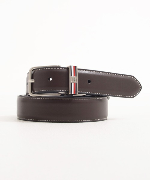 TOMMY HILFIGER（トミーヒルフィガー）の「『TOMMY HILFIGER/トミーヒルフィガー』リバーシブルベルト（ベルト・メンズ・C/A/D/B・FREE）」の2枚目の写真