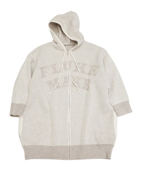 SPIRALGIRL（スパイラルガール）の「ロゴオーバーZIPニット（ニット/セーター・レディース・ブラック/レッド/ホワイト・FREE）」の12枚目の写真