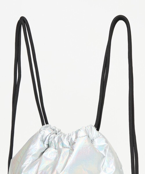 CITEN（シテン）の「＜CITEN＞ダブルポケットナップサック（バックパック/リュック・レディース・ブラック/シルバー/ライトグレー・FREE）」の17枚目の写真