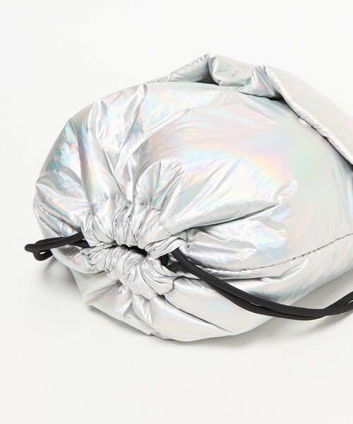 CITEN（シテン）の「＜CITEN＞ダブルポケットナップサック（バックパック/リュック・レディース・ブラック/シルバー/ライトグレー・FREE）」の20枚目の写真