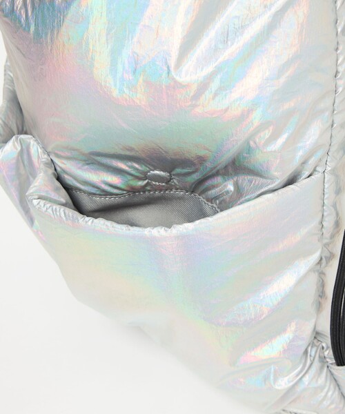 CITEN（シテン）の「＜CITEN＞ダブルポケットナップサック（バックパック/リュック・レディース・ブラック/シルバー/ライトグレー・FREE）」の21枚目の写真