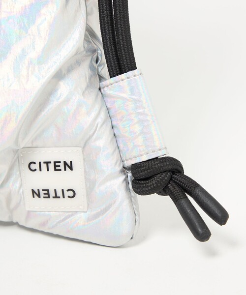CITEN（シテン）の「＜CITEN＞ダブルポケットナップサック（バックパック/リュック・レディース・ブラック/シルバー/ライトグレー・FREE）」の22枚目の写真