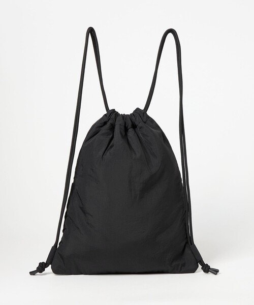 CITEN（シテン）の「＜CITEN＞ダブルポケットナップサック（バックパック/リュック・レディース・ブラック/シルバー/ライトグレー・FREE）」の5枚目の写真