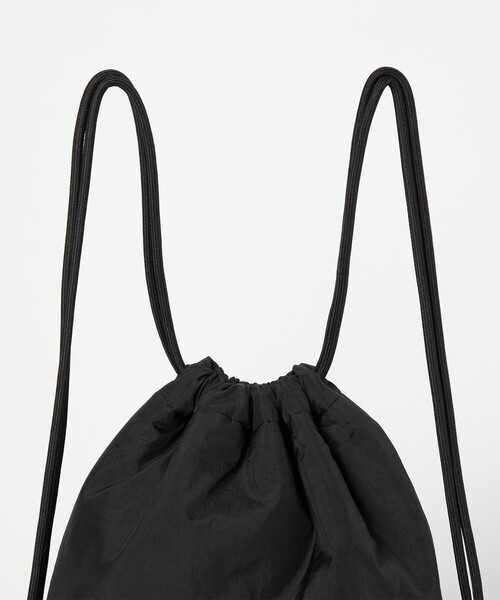 CITEN（シテン）の「＜CITEN＞ダブルポケットナップサック（バックパック/リュック・レディース・ブラック/シルバー/ライトグレー・FREE）」の7枚目の写真