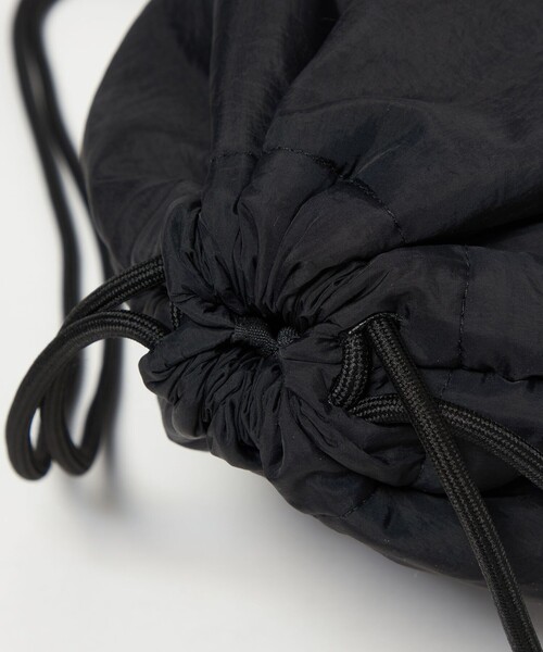 CITEN（シテン）の「＜CITEN＞ダブルポケットナップサック（バックパック/リュック・レディース・ブラック/シルバー/ライトグレー・FREE）」の10枚目の写真