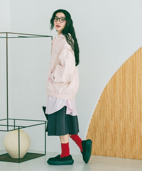 niko and...（ニコアンド）の「オリジナルルーズ2Pソックス（ソックス/靴下・レディース・その他2/その他1/ホワイト・0）」の4枚目の写真