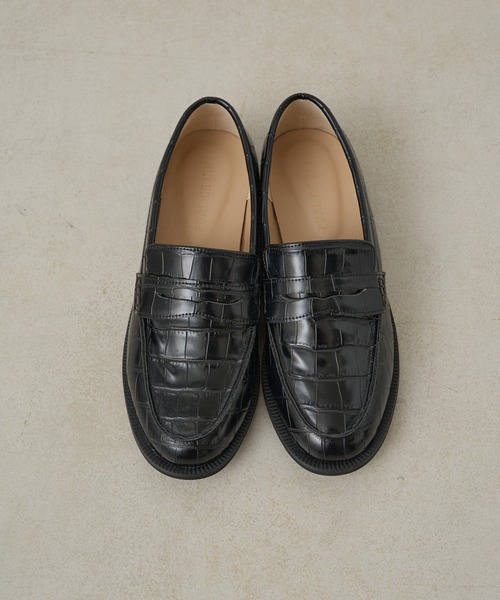 PUAL CE CIN（ピュアルセシン）の「ワンポイントロゴコインローファー（ローファー・レディース・ブラック系/ブラック・SMALL/MEDIUM/LARGE）」の12枚目の写真