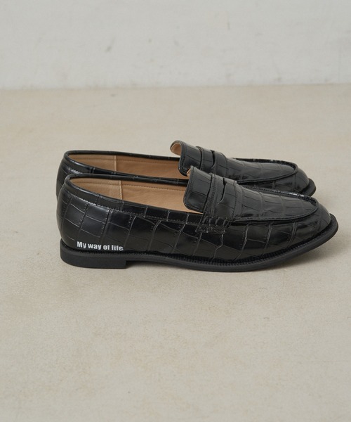 PUAL CE CIN（ピュアルセシン）の「ワンポイントロゴコインローファー（ローファー・レディース・ブラック系/ブラック・SMALL/MEDIUM/LARGE）」の13枚目の写真