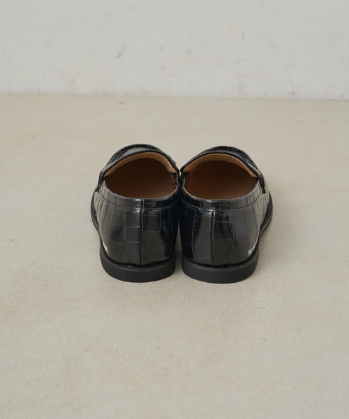 PUAL CE CIN（ピュアルセシン）の「ワンポイントロゴコインローファー（ローファー・レディース・ブラック系/ブラック・SMALL/MEDIUM/LARGE）」の14枚目の写真