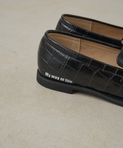 PUAL CE CIN（ピュアルセシン）の「ワンポイントロゴコインローファー（ローファー・レディース・ブラック系/ブラック・SMALL/MEDIUM/LARGE）」の16枚目の写真