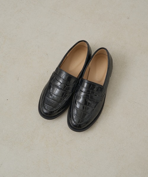 PUAL CE CIN（ピュアルセシン）の「ワンポイントロゴコインローファー（ローファー・レディース・ブラック系/ブラック・SMALL/MEDIUM/LARGE）」の4枚目の写真