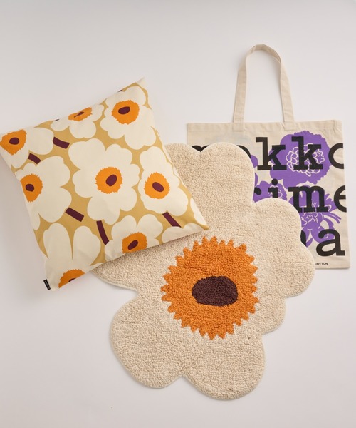 marimekko(}bR)́ymxeBtzUnikko / Bath mat Cushion Cover  50x50 cmInner Cushion 50×50(NbV/NbVJo[)