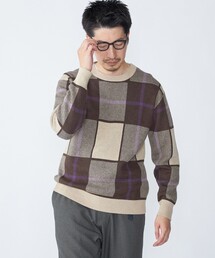 SHIPS ブラック チェック柄 セーター S SHIPS｜シップスのニット/セーター（チェック柄）通販 - ZOZOTOWN