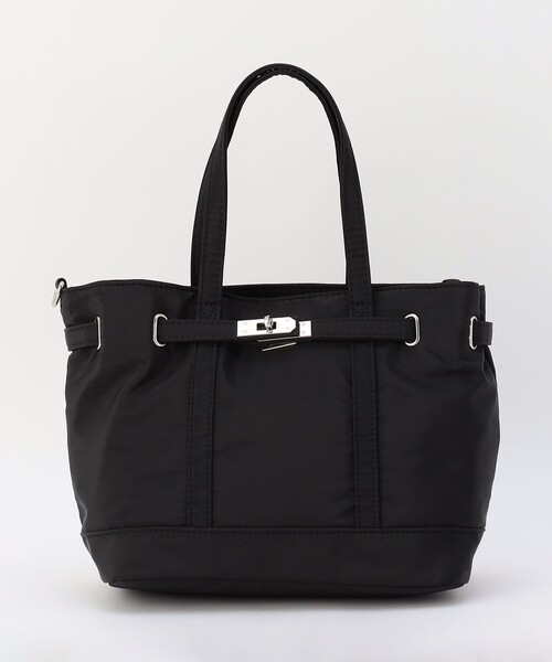 MICO COULIER（ミコクリエ）の「2WAYベルトトートバッグ（トートバッグ・レディース・ブラック/グレイッシュベージュ・FREE）」の14枚目の写真