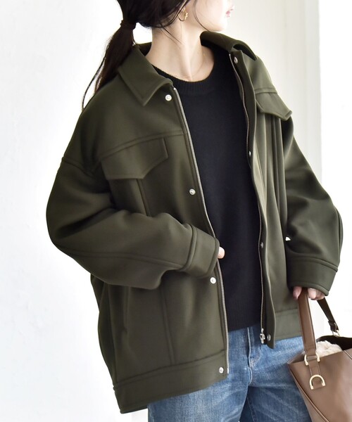 ブルゾン ジャケット ニット 深緑 カーキ 平成ギャル y2k グランジ お兄系 ブルゾン ジャケット ニット 深緑 カーキ 平成ギャル y2k グランジ お