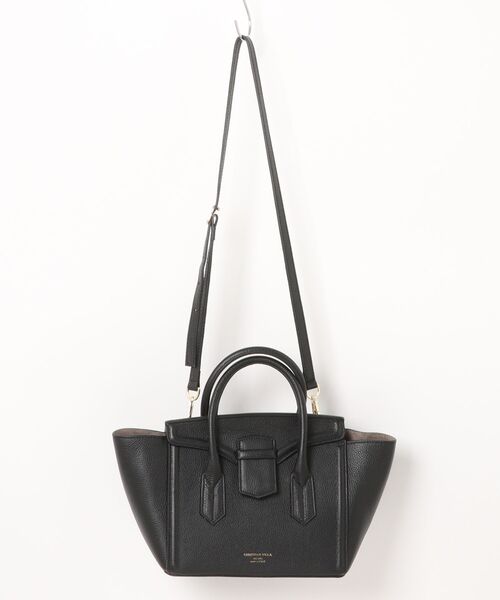 CHRISTIAN VILLA(クリスチャンヴィラ)の「【CHRISTIAN VILLA】ベーシックミディアムハンドバッグ(Q56378)(ハンドバッグ・レディース・グレー/ブラック・ALL)」の2枚目の写真