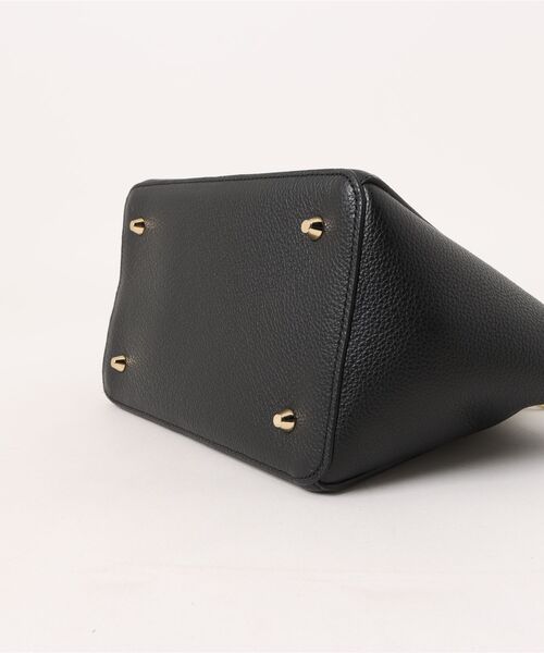 CHRISTIAN VILLA(クリスチャンヴィラ)の「【CHRISTIAN VILLA】ベーシックミディアムハンドバッグ(Q56378)(ハンドバッグ・レディース・グレー/ブラック・ALL)」の4枚目の写真