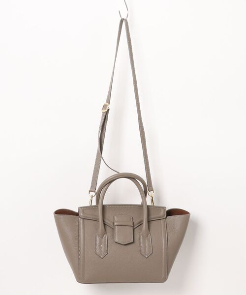 CHRISTIAN VILLA(クリスチャンヴィラ)の「【CHRISTIAN VILLA】ベーシックミディアムハンドバッグ(Q56378)(ハンドバッグ・レディース・グレー/ブラック・ALL)」の10枚目の写真