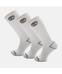 Timberland（ティンバーランド）の「3パック フルクッション ツリー クルー ソックス ユニセックス（ソックス/靴下）」