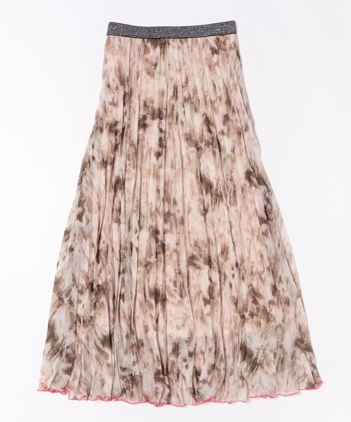 Q（キュー）の「ニュアンスカラースカート（スカート・レディース・ベージュ系その他/カーキ・MEDIUM）」の5枚目の写真