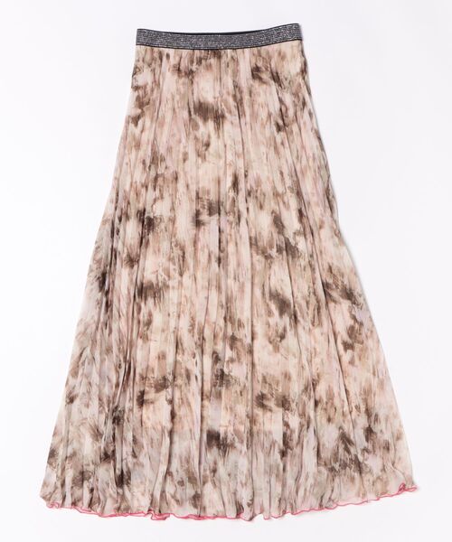 Q（キュー）の「ニュアンスカラースカート（スカート・レディース・ベージュ系その他/カーキ・MEDIUM）」の6枚目の写真