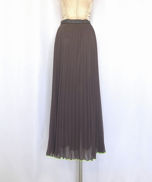 Q（キュー）の「ニュアンスカラースカート（スカート・レディース・ベージュ系その他/カーキ・MEDIUM）」の17枚目の写真