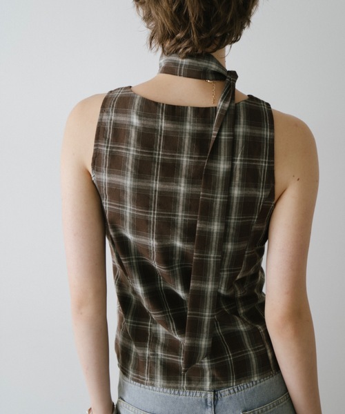 DRWCYS（ドロシーズ）の「チェックフロントギャザートップス（シャツ/ブラウス・レディース・ブラック/ブラウン・FREE）」の18枚目の写真