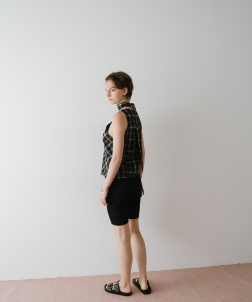 DRWCYS（ドロシーズ）の「チェックフロントギャザートップス（シャツ/ブラウス・レディース・ブラック/ブラウン・FREE）」の12枚目の写真