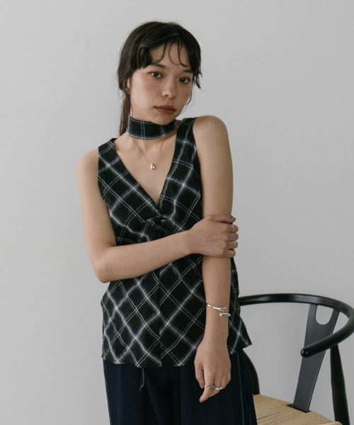 DRWCYS（ドロシーズ）の「チェックフロントギャザートップス（シャツ/ブラウス・レディース・ブラック/ブラウン・FREE）」の19枚目の写真