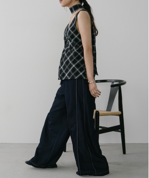 DRWCYS（ドロシーズ）の「チェックフロントギャザートップス（シャツ/ブラウス・レディース・ブラック/ブラウン・FREE）」の22枚目の写真