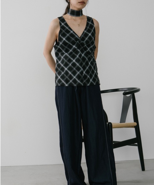 DRWCYS（ドロシーズ）の「チェックフロントギャザートップス（シャツ/ブラウス・レディース・ブラック/ブラウン・FREE）」の21枚目の写真