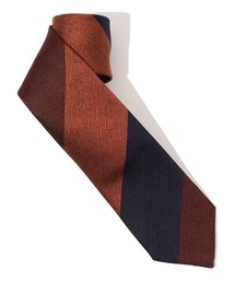 Seaward & Stearn シルクコットン　ストライプ　ネクタイ Seaward＆stearn ネクタイ Seaward ＆ Stearn / シルク
