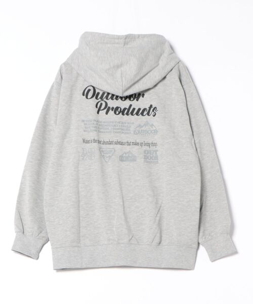 FOUND GOOD（ファウンドグッド）の「【OUTDOOR　PRODUCTS】　ジップパーカー/31098032（パーカー・メンズ・ブルー系5/グレー系5/ホワイト系5・XL/M/L）」の7枚目の写真